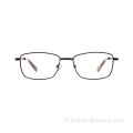 Full Black Vision Male Malle Matemor Material Optical Cadre Eyewear